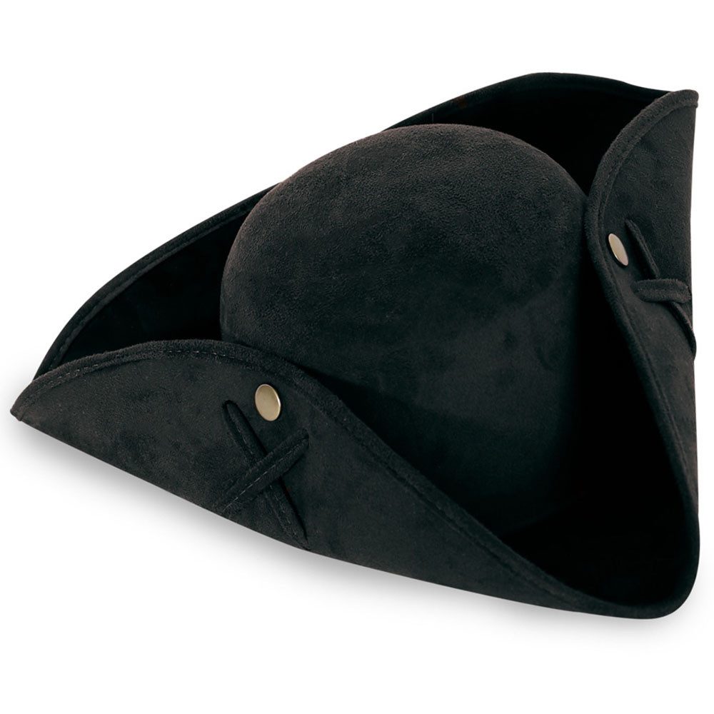 Kostüm Dreispitz Pirat schwarz