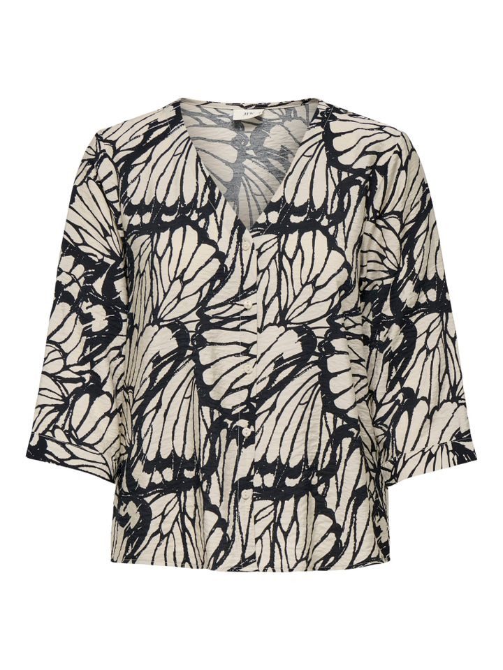 pieces Kurzarmbluse - Hemdbluse mit 3/4-Arm günstig online kaufen