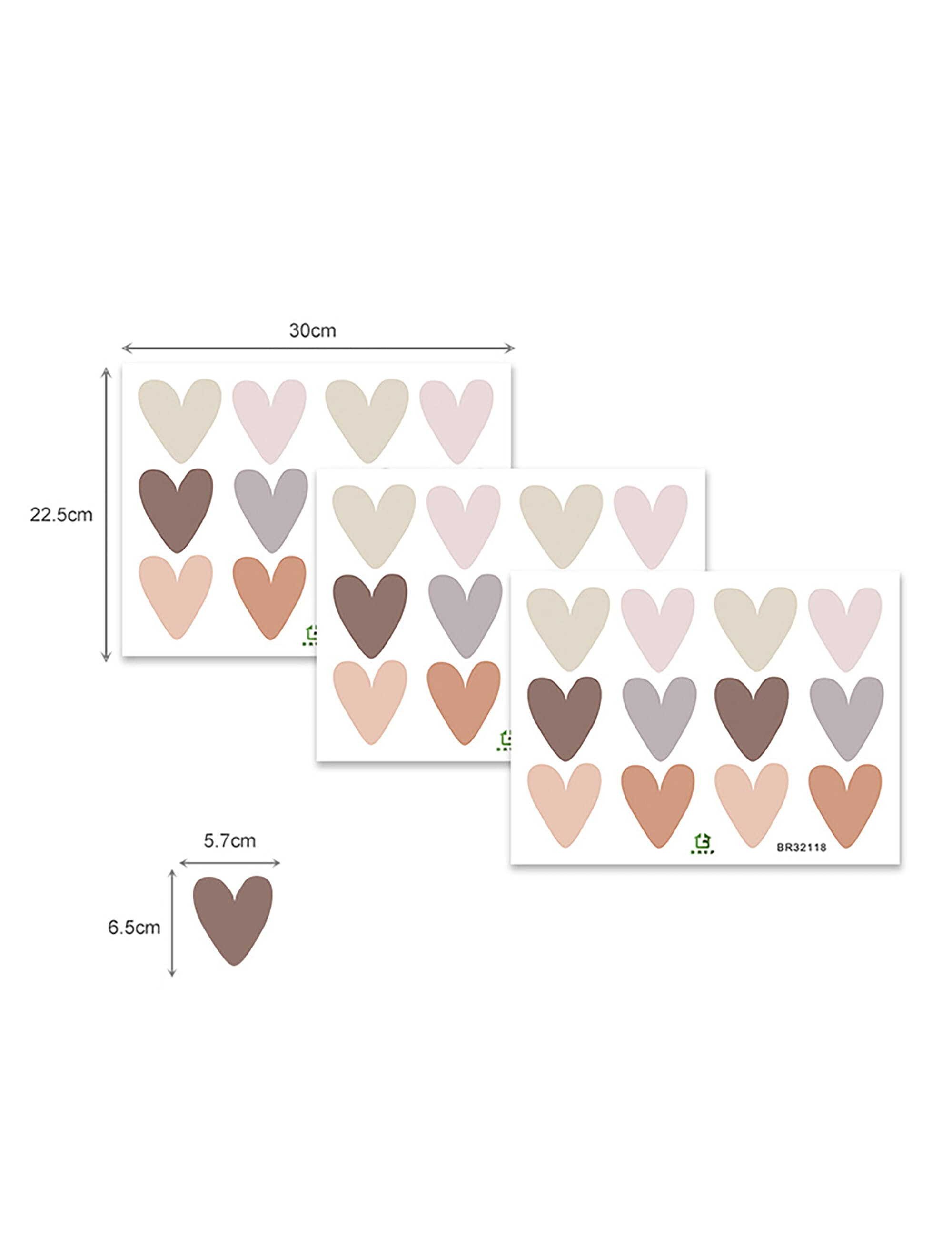 Sipo Wandbild Wandaufkleber Hase, Sterne, Bunte günstig online kaufen