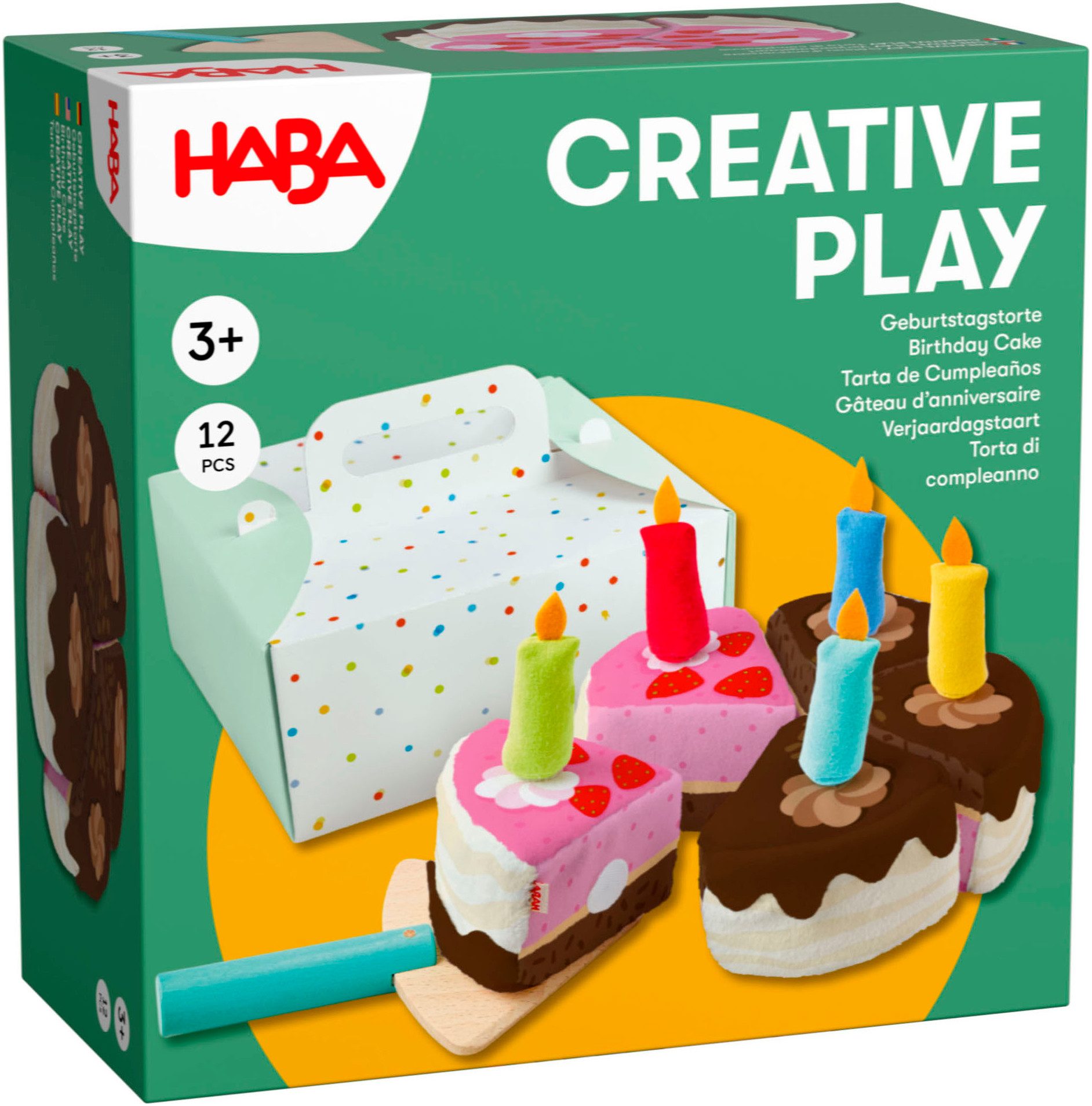 Haba Spiellebensmittel Creative Play - Geburtstagstorte