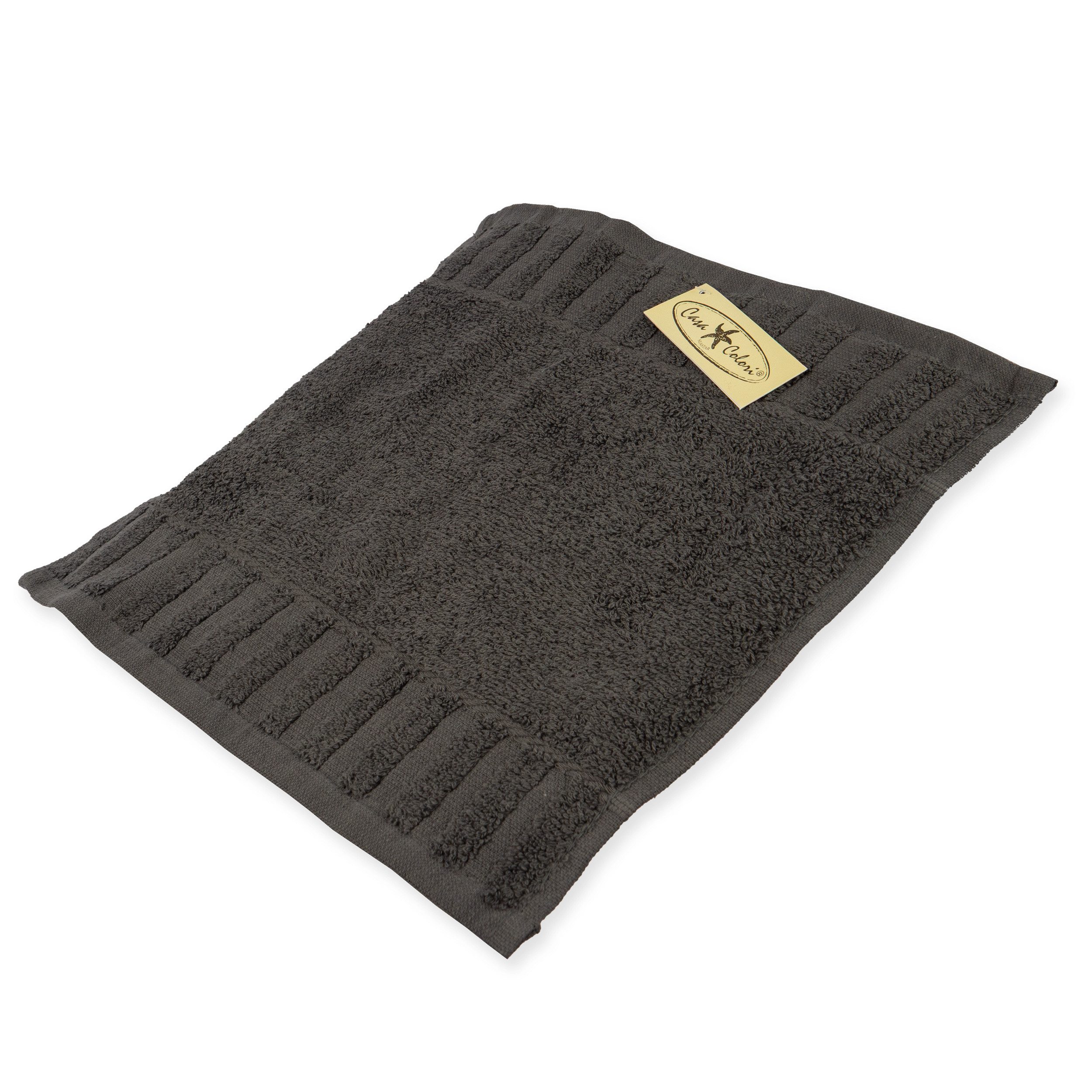 Casa Colori Seiftuch Uni, Frottier (1-St), Hohe Farbbrillanz, Einfache Pflege