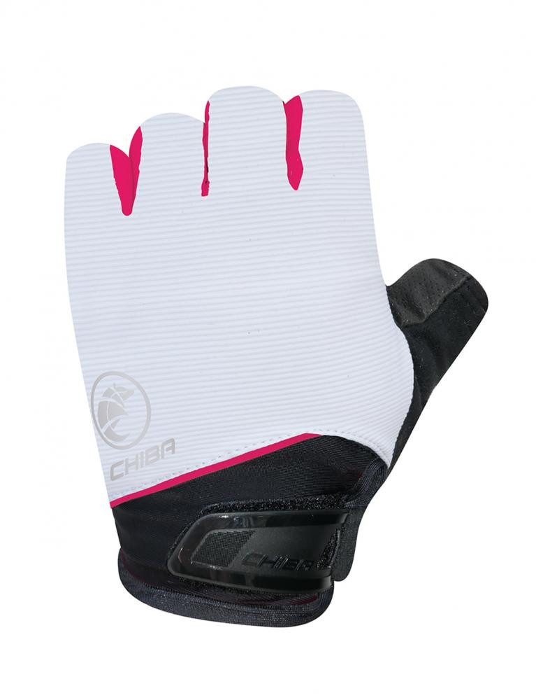 Chiba Fahrradhandschuhe CHIBA BioXCell Lady - Damen Radhandschuhe, weiß, Größe M, mit BioXCell