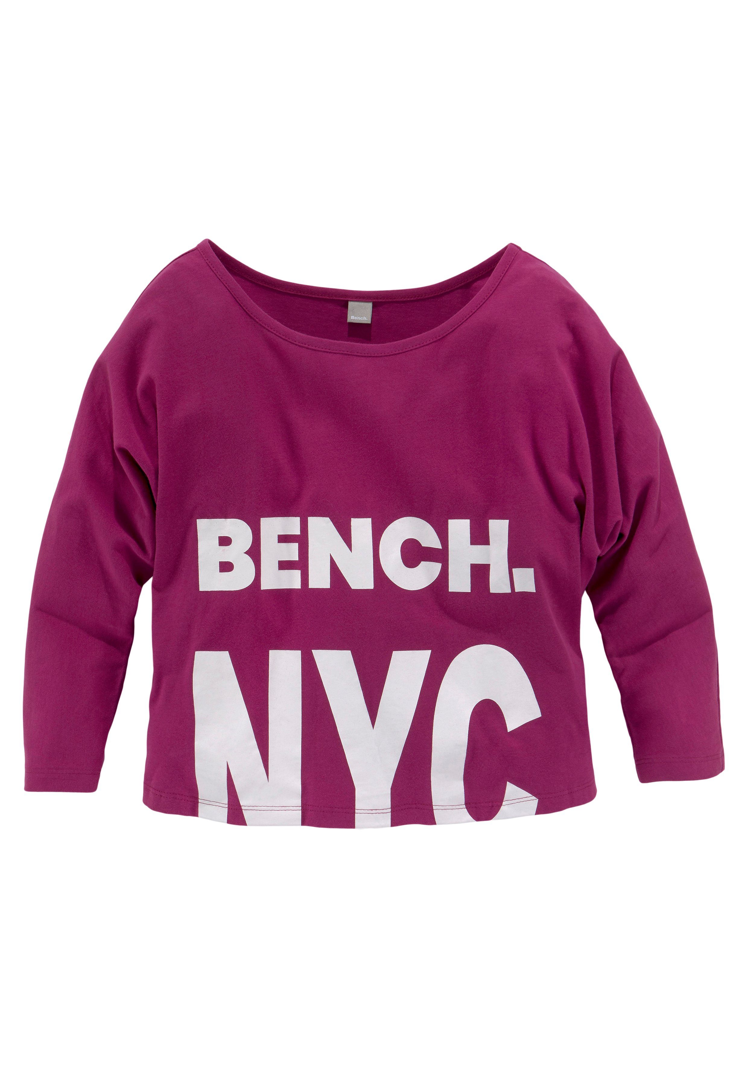 Top) BENCH Bench. 2-tlg., NYC (Set, mit 3/4-Arm-Shirt