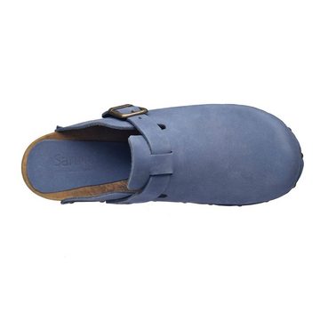 Sanita Wood-Kristel Open Clog Dove Blue Sandale