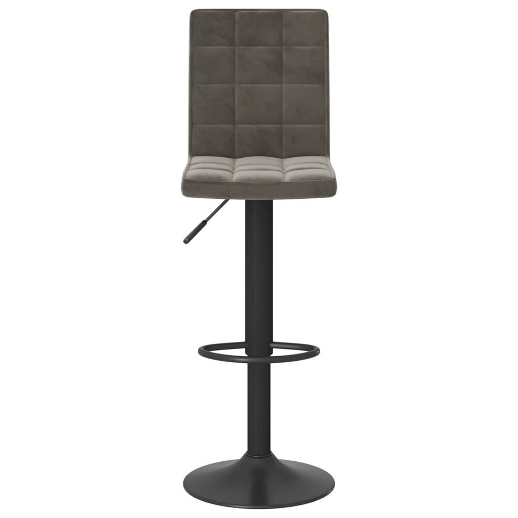 vidaXL Barhocker Barhocker Dunkelgrau Samt (1 günstig online kaufen