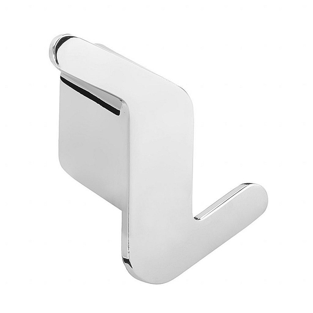 BRILLANTBAD® Kleiderhaken BORGANIC Doppelkleiderhaken Edelstahl poliert für Bad Küche >> Bohren, Einfach zu installieren mit beilegenden Schrauben- & Dübelset