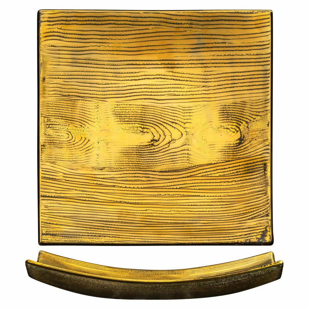 Goldleaf Eisch 29 cm, Glas Gold Schale