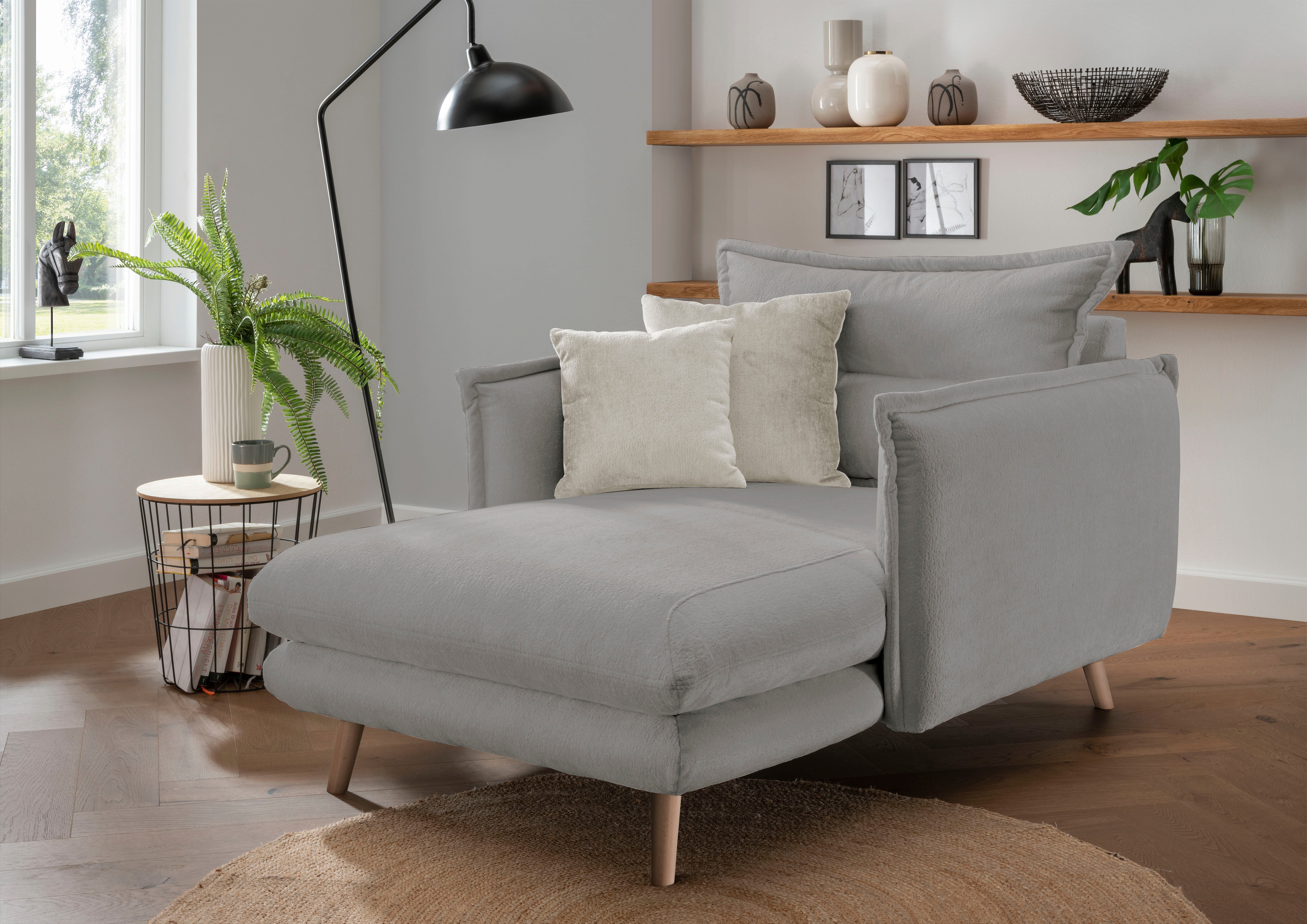 Lazio, Sessel einer 2 Zierkissen bequemen Polsterung, Loveseat INOSIGN mit moderner Stk.