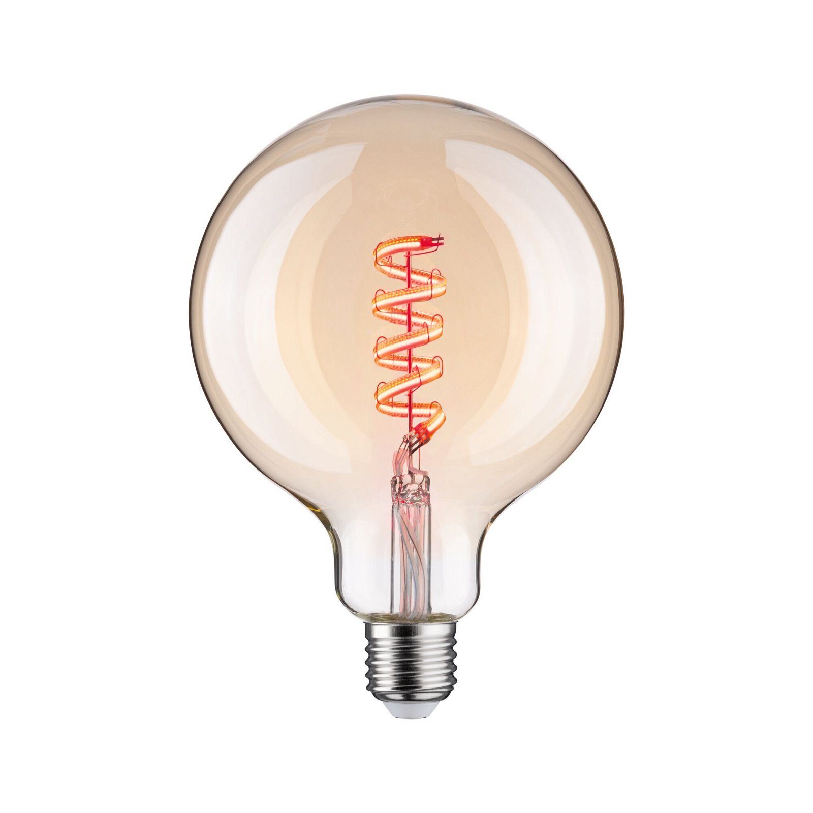 Paulmann Smart Filament 470lm 1 2200K-6500K St., gold Tageslichtweiß 230V, G125 LED-Leuchtmittel
