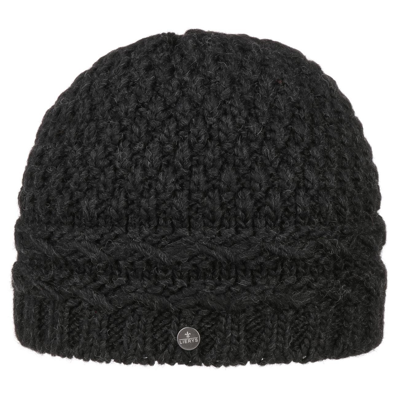 Lierys Beanie (1-St) Wollmütze, Made in Germany schwarz