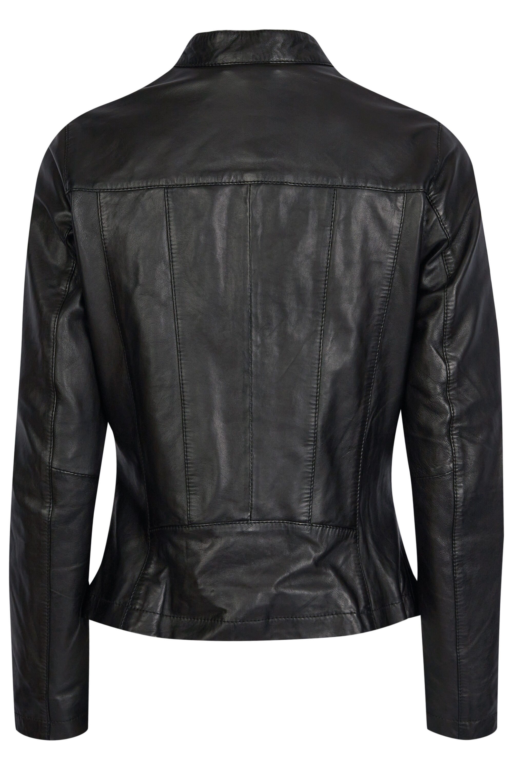 bugatti Lederjacke BULady-106 (1-St) mit Ziernähten – Bild 4 von 5