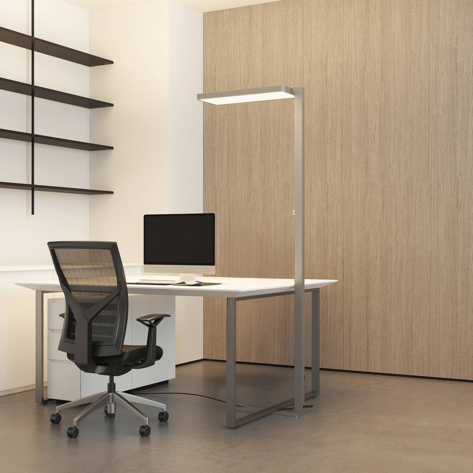 Arcchio Stehlampe Timon, Enthalten, 1 x 36 W LED + 1 x 24 W LED, universalweiß