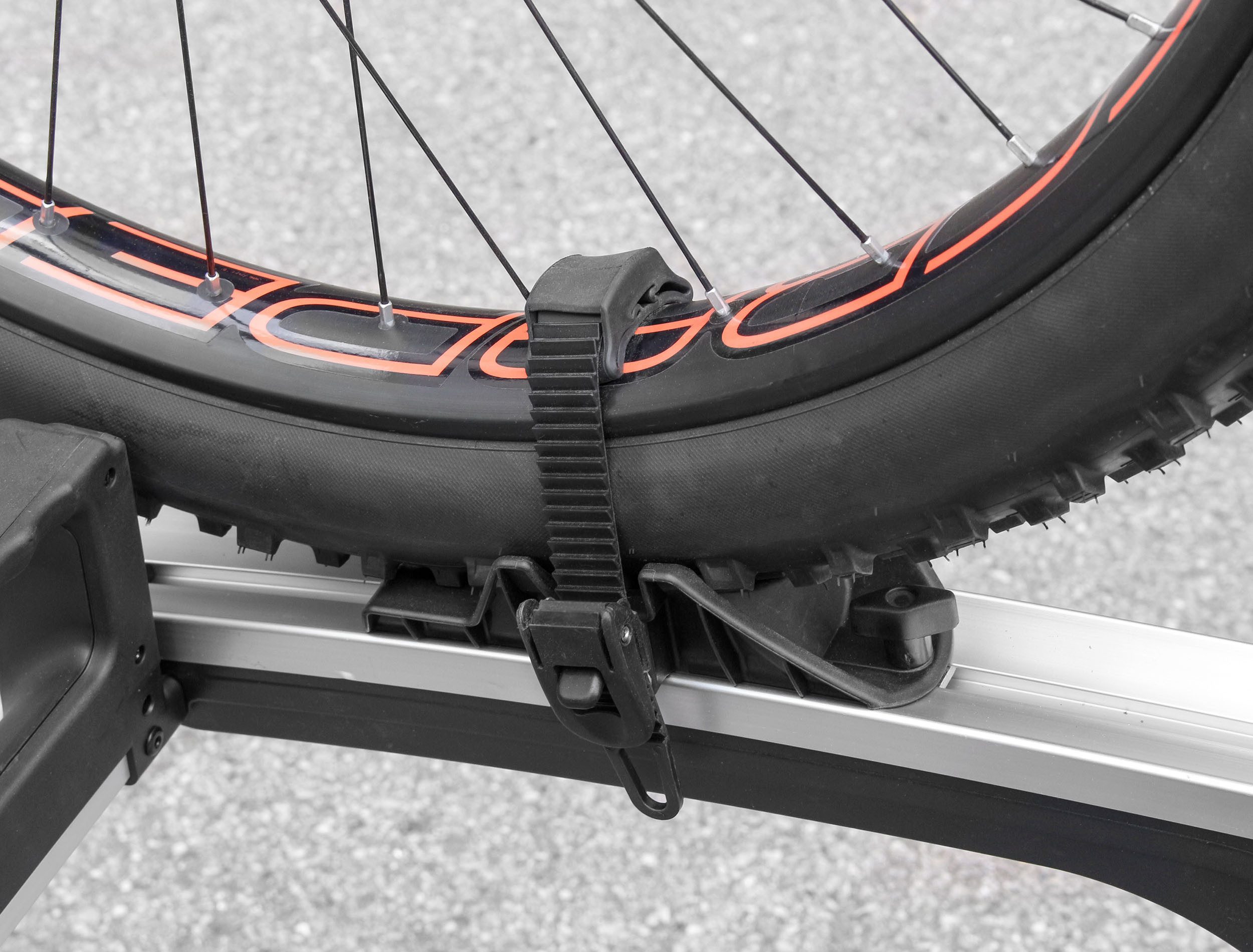 EUFAB Fahrradträger-Radstopper Radstopper für breite Reifen, (Packung, 2-St., Geeignet für EUFAB Premium 2, Premium 2+, Premium 3), Für breite Reifen