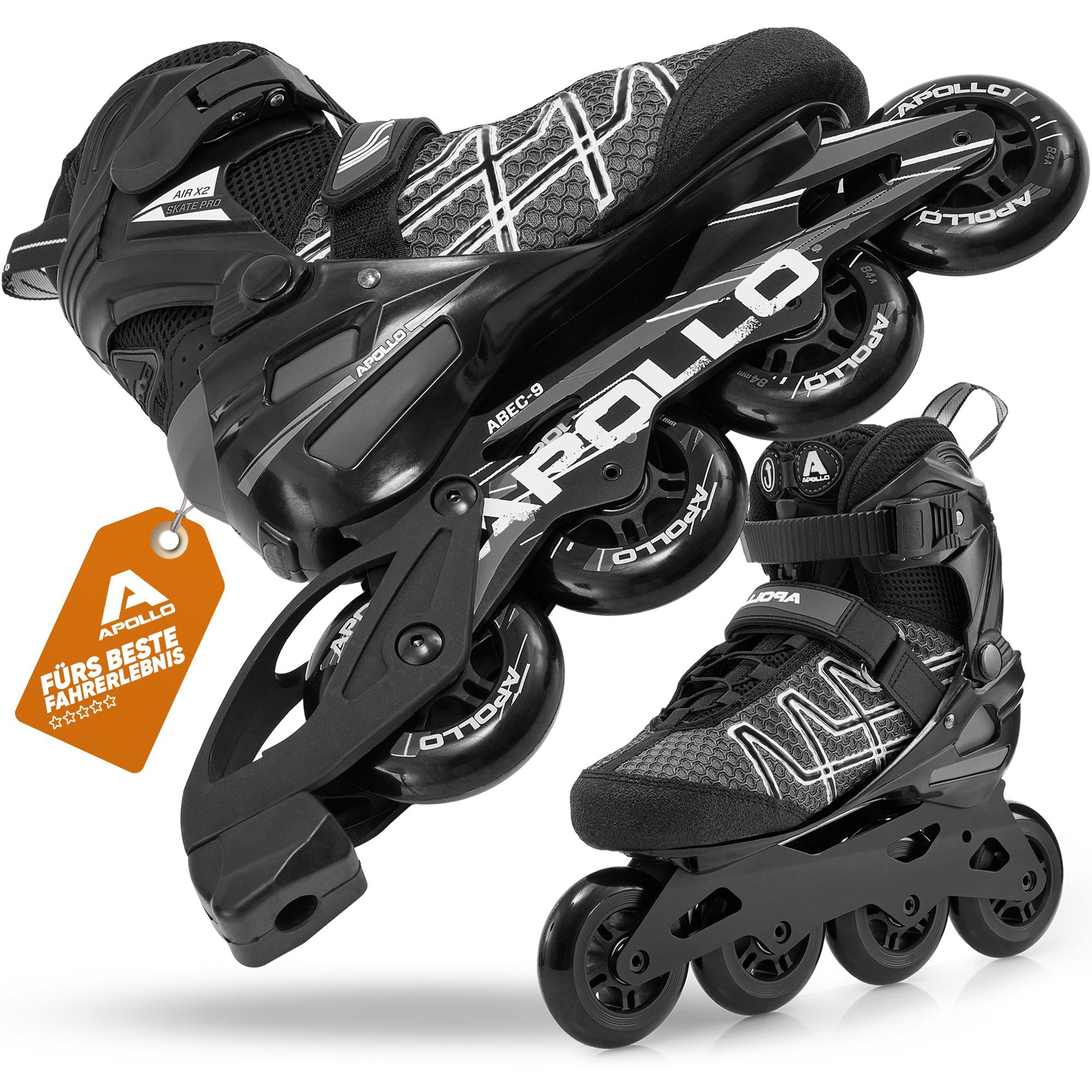 Inlineskates Fast Entry Inline Skates Inliner Air Flow X2