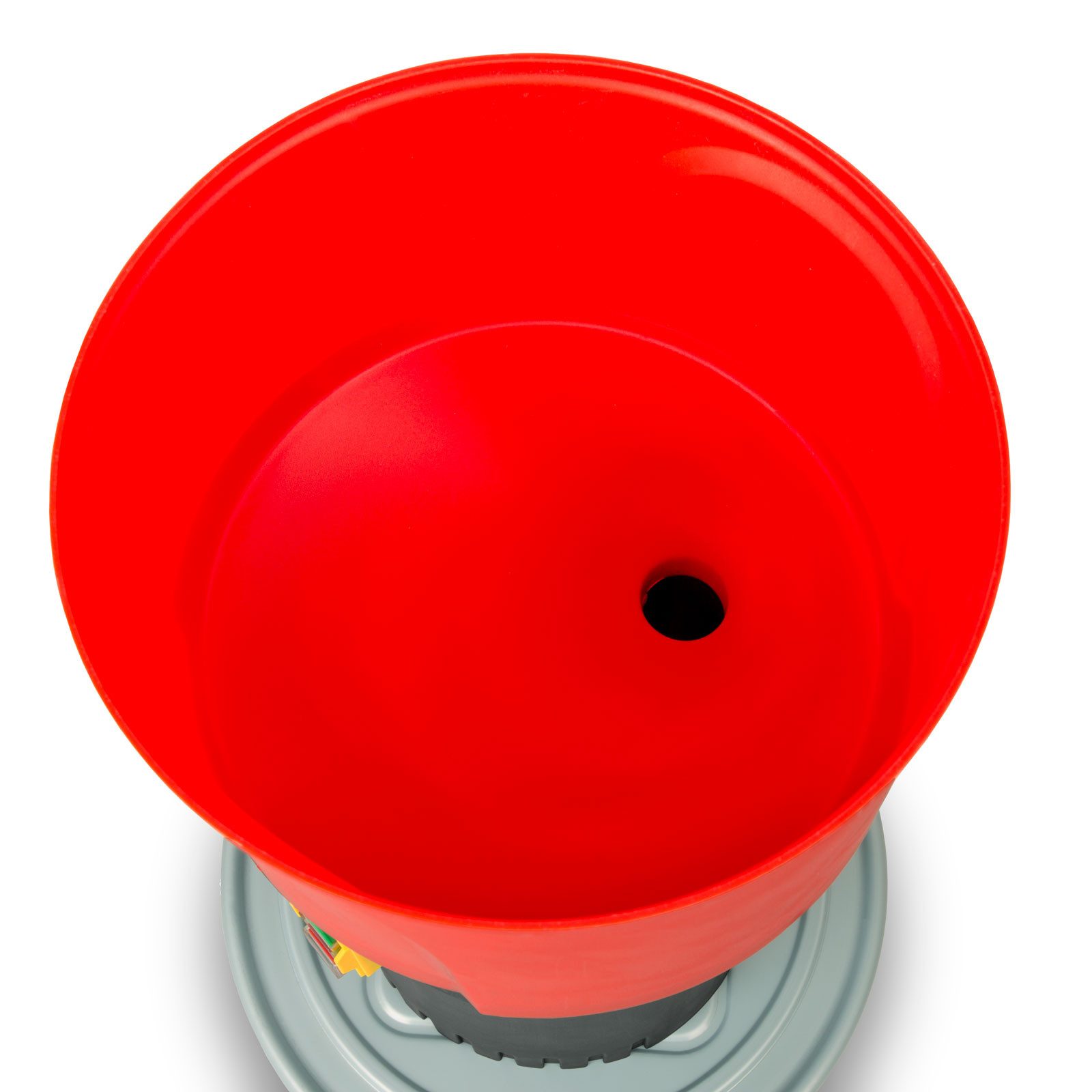 EBERTH Getreidemühle 25L Eimer 1000 Watt Elektromotor, 6L Einfülltrichter, 300 kg/h, Schrotmühle mit Edelstahlklinge