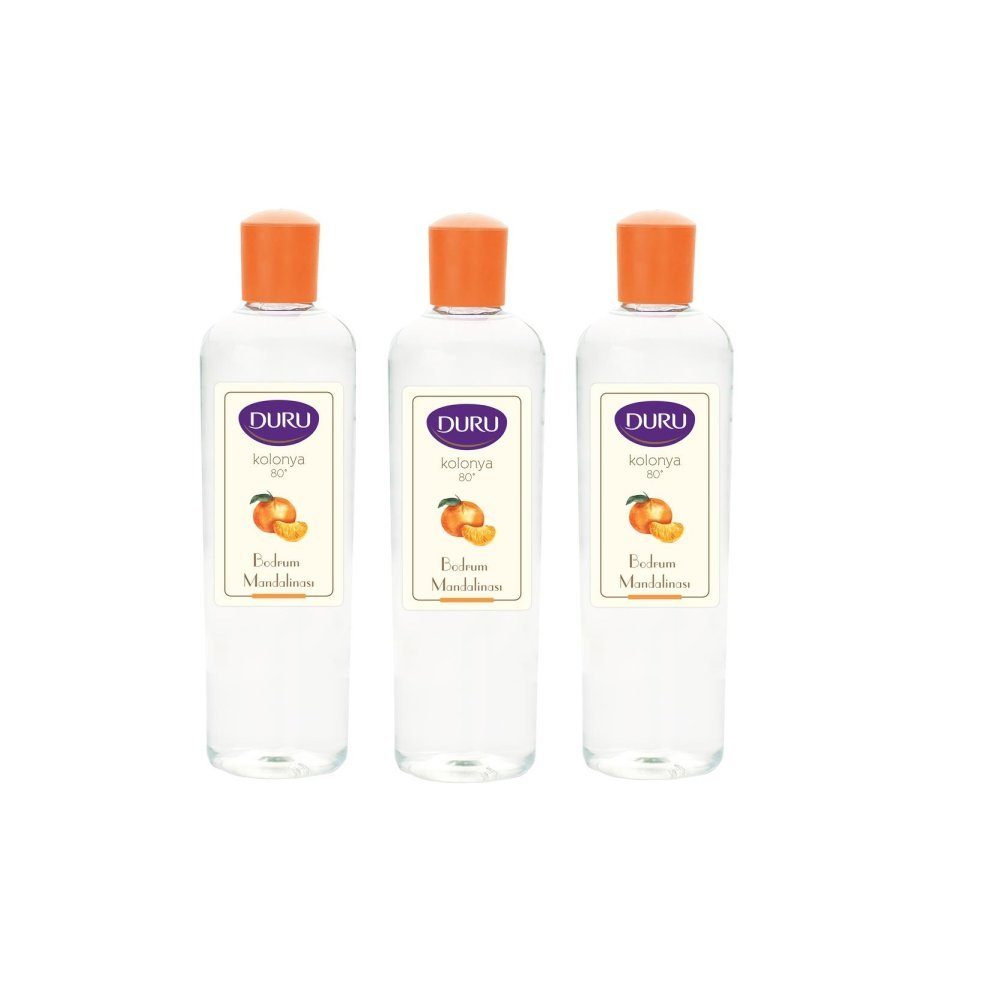 3er Cologne de Cologne 400ml DURU Eau Duru Set Mandarin