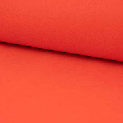 SCHÖNER LEBEN. Stoff Kreativstoff Filz 1,5mm Stärke einfarbig orange 90cm Breite