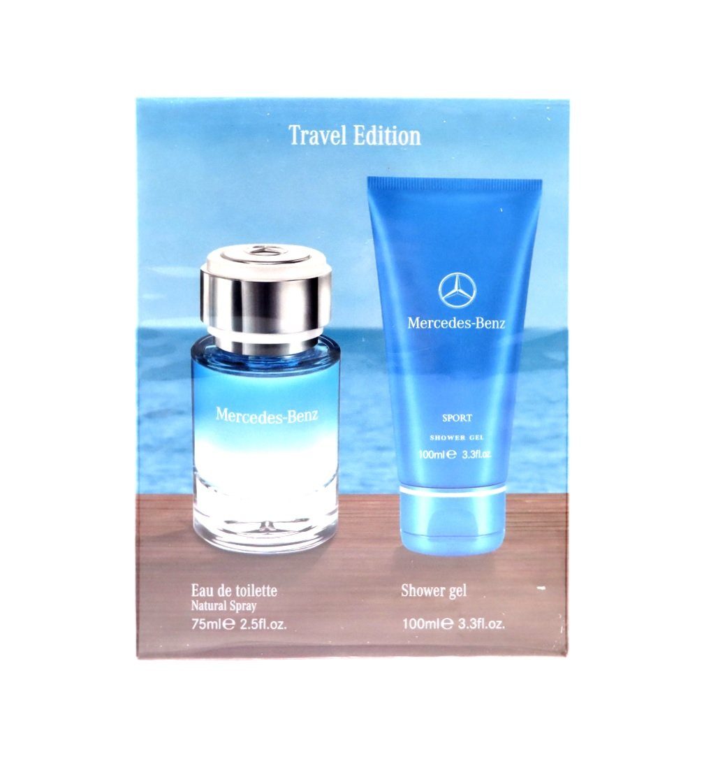 Eau de Toilette Mercedes Benz Sport Men Geschenkset 75ml EDT Spray, 100ml Duschgel