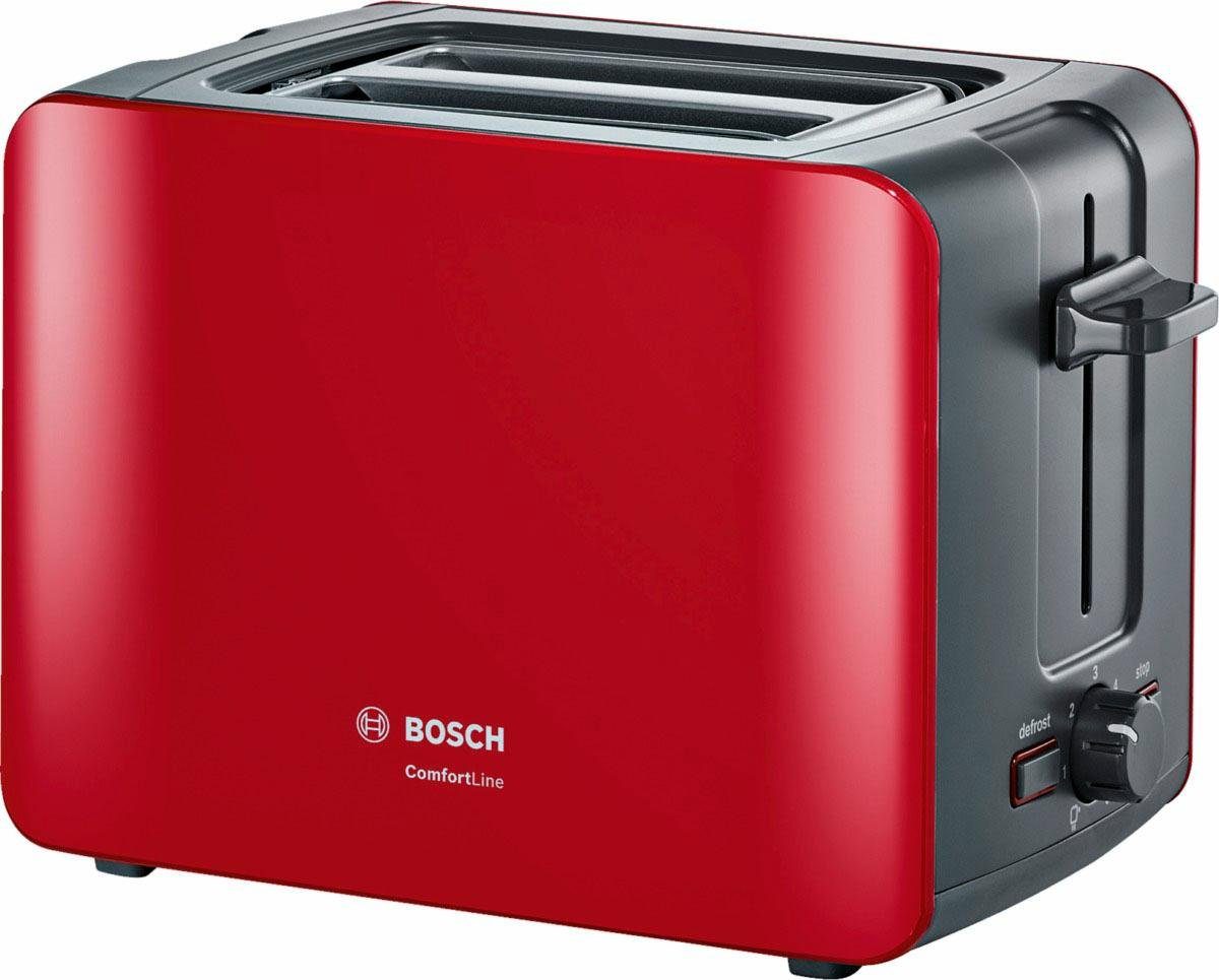 Image of BOSCH Toaster ComfortLine TAT6A114, 2 kurze Schlitze, 1090 W