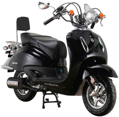 Alpha Motors Motorroller »Retro Firenze«, 125 ccm, 85 km/h, Euro 5, schwarz
