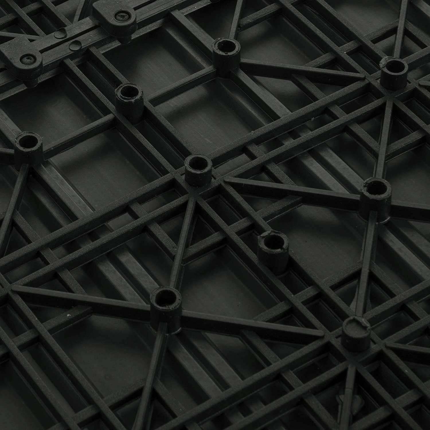 Woltu WPCFliesen, 12 St., Terrassendielen HolzOptik 30x60cm mit