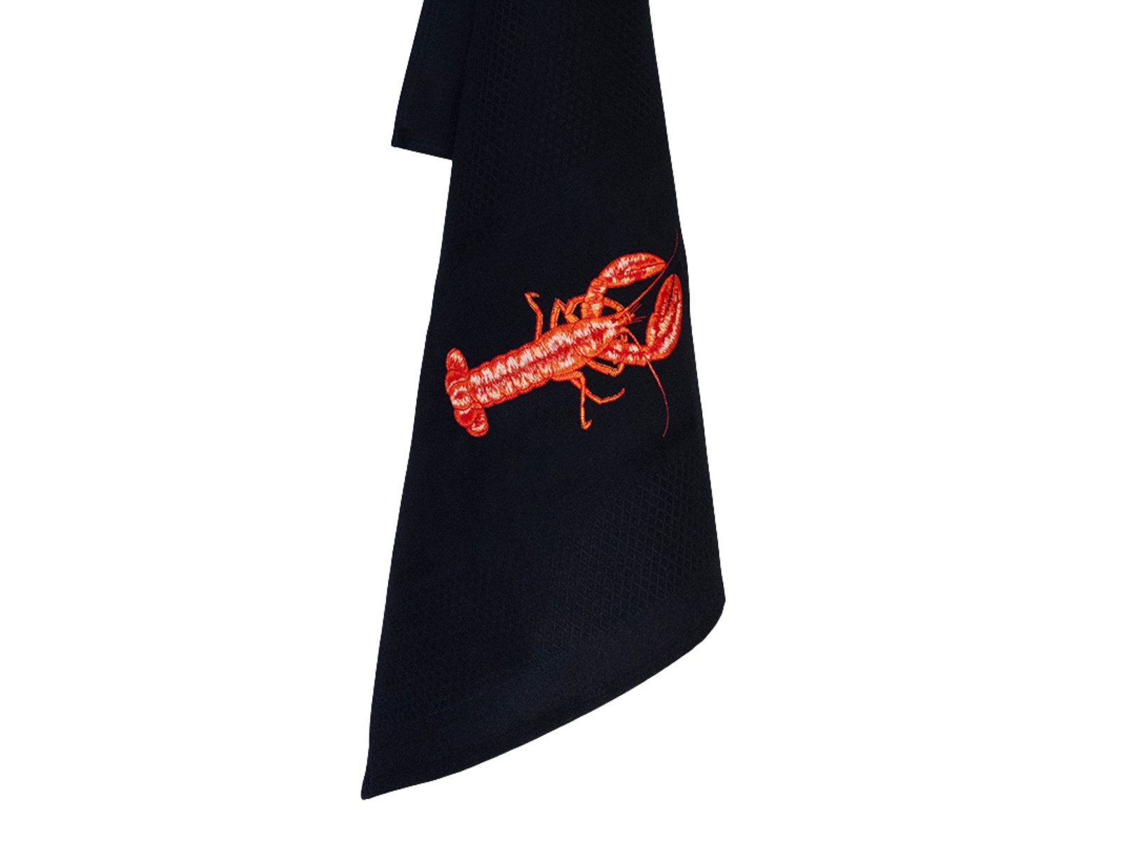 Vista Portuguese Geschirrtuch Geschirrtuch Lobster schwarz 50x70cm