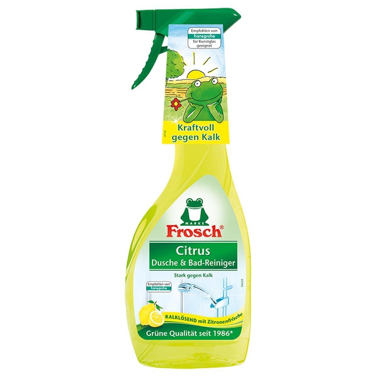 FROSCH Frosch Citrus Dusche & Bad Reiniger 500 ml Sprühflasche Badreiniger