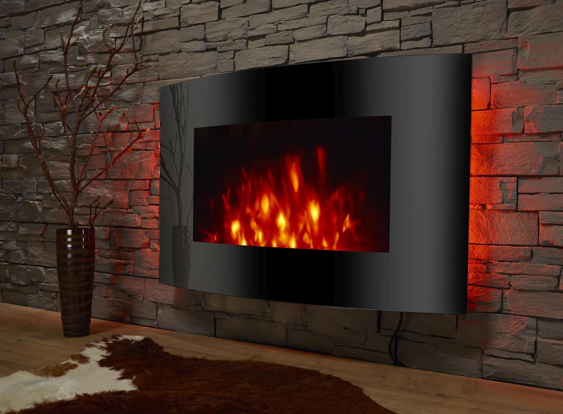 EL FUEGO ELektrokamin Zürich mit LED-Beleuchtung, das Highlight für Euer Wohnzimmer - nur 199,99€