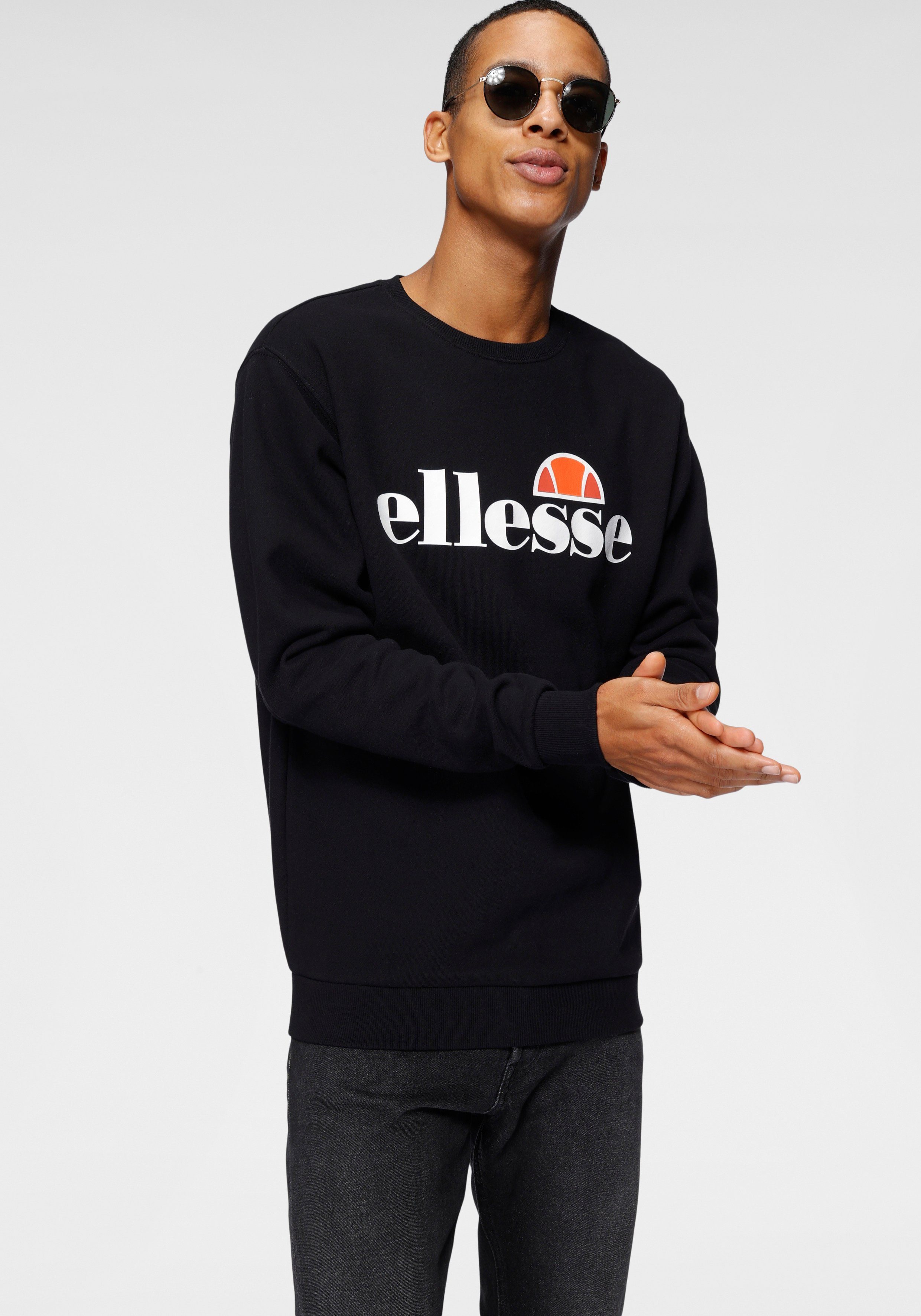 schwarz Sweatshirt SUCCISO SL Ellesse SWEATSHIRT