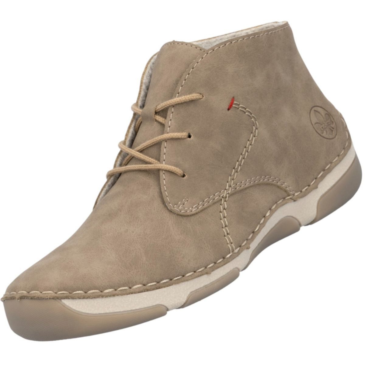Rieker 55929-64 Stiefelette Knöchelhoher Schnürer mit feiner Schnürung