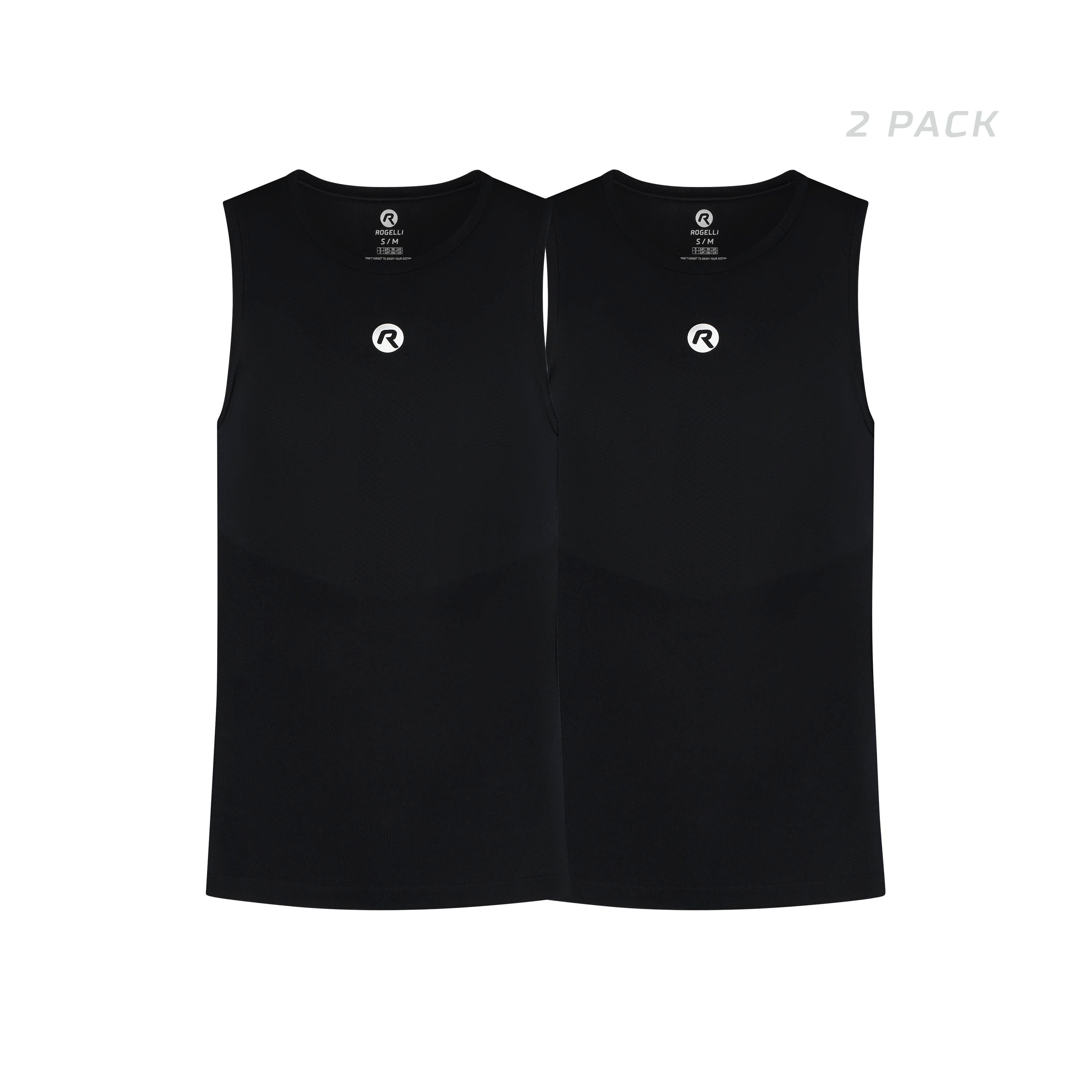 Rogelli Funktionsunterhemd Funktionsunterwäsche ärmellos Shirt Herren - Core 2-pack