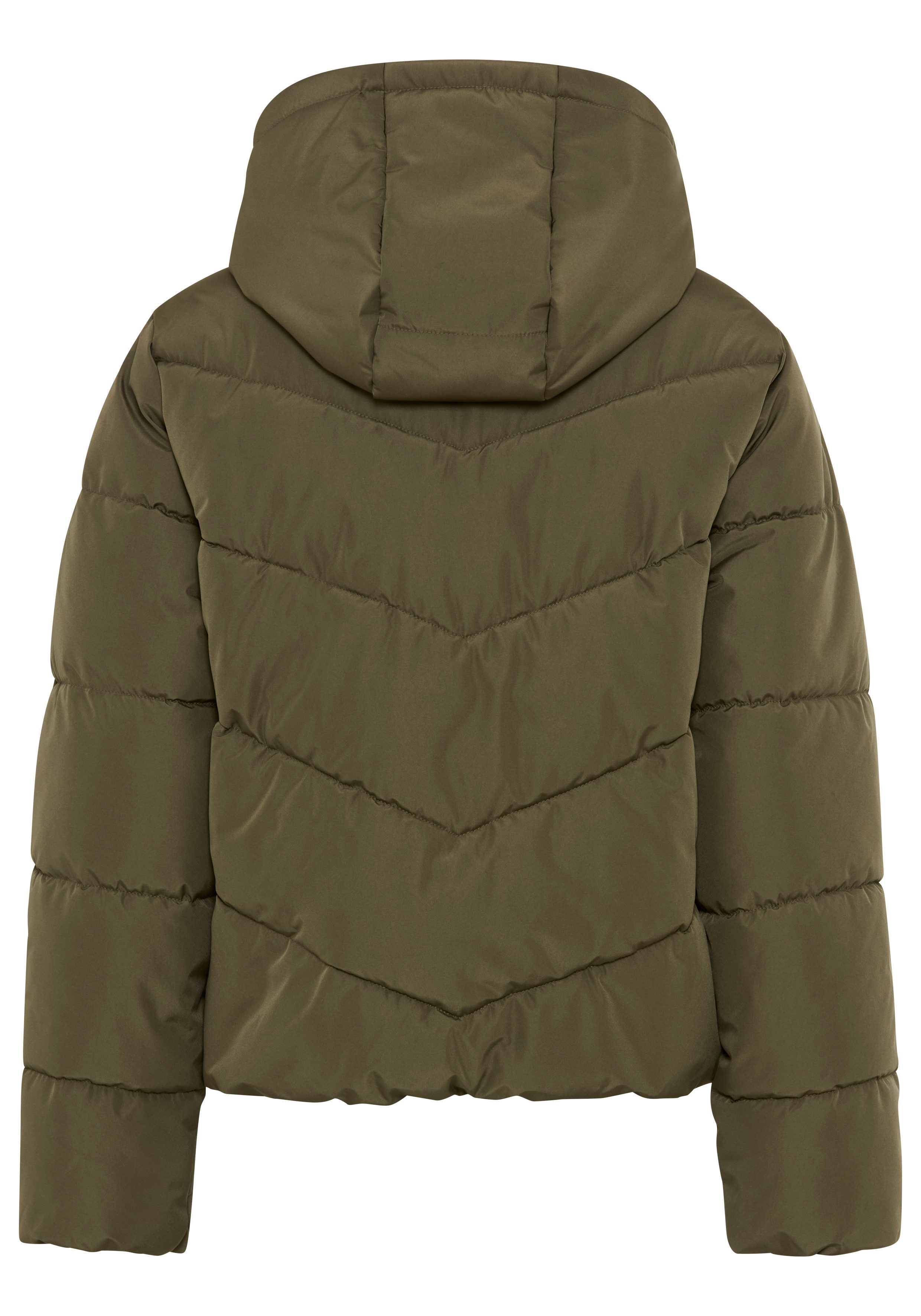 ONLY Steppjacke ONLCLARISA PUFFER HOOD JACKET CS OTW Kunstfaser, Steppware, Kapuze, elastische Bündchen – Bild 5 von 5