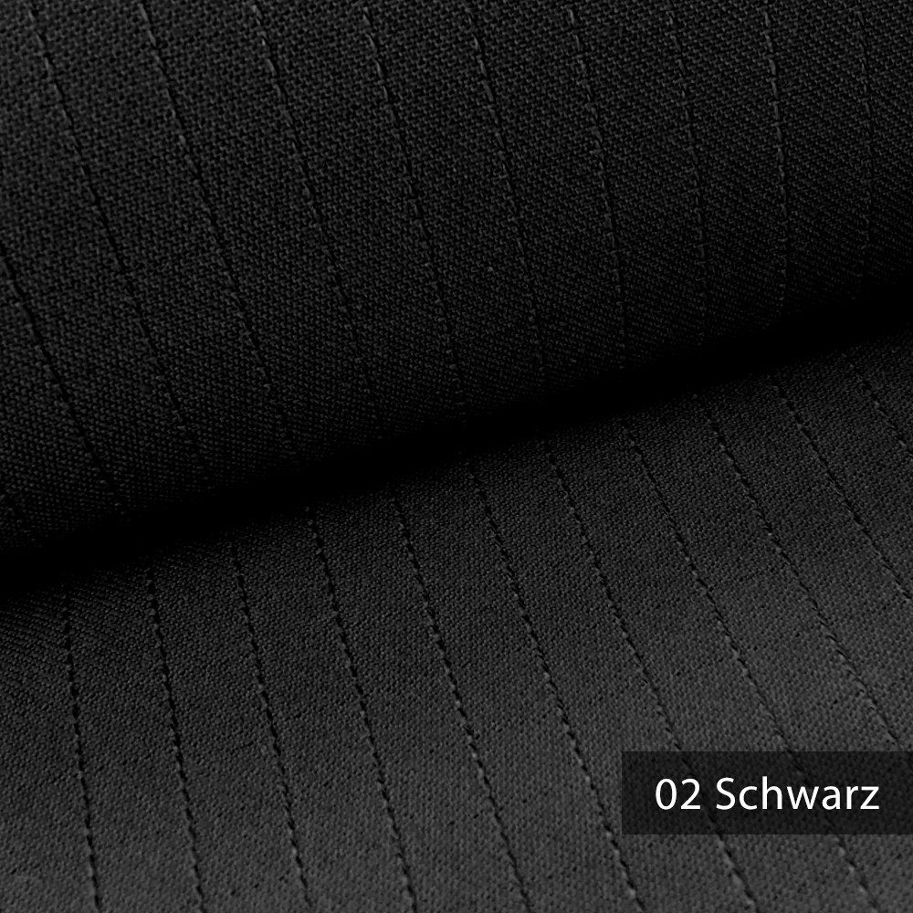 Thumbnail - novely® Stoff XENON PROTECT - Flammhemmender Satinstoff mit Kohlenstofffasern - Anti, Flammhemmend, Anti-elektrostatisch...