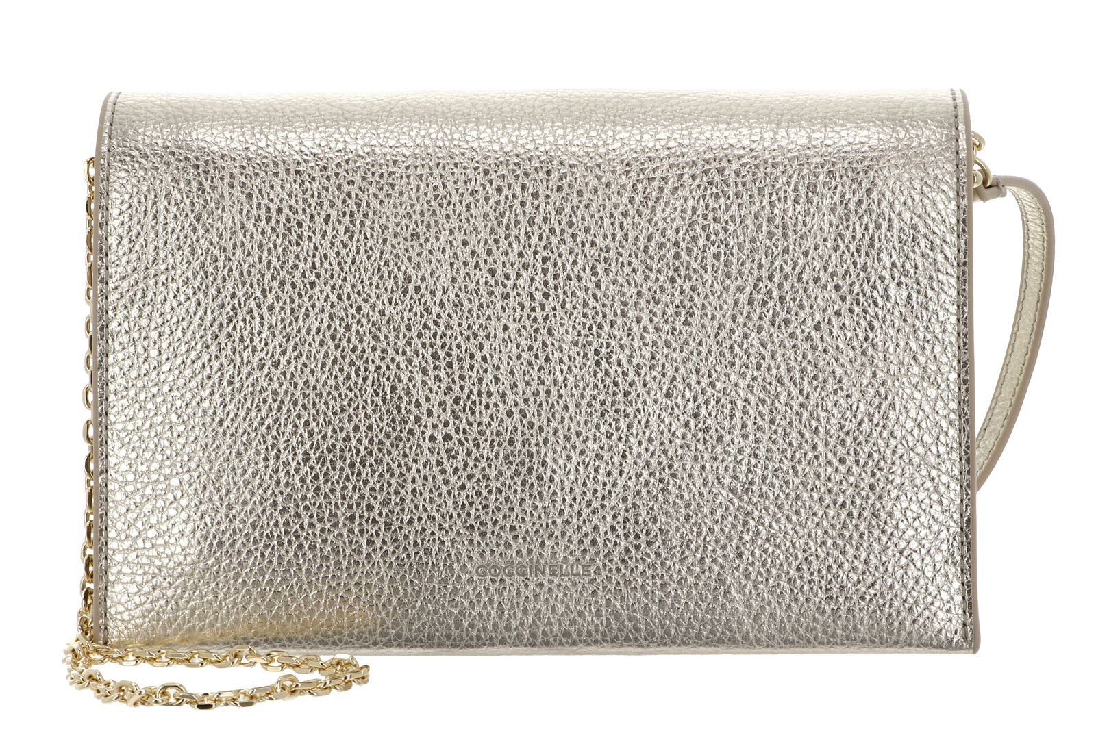 COCCINELLE Clutch Mini Bag, aus echtem Rindsleder