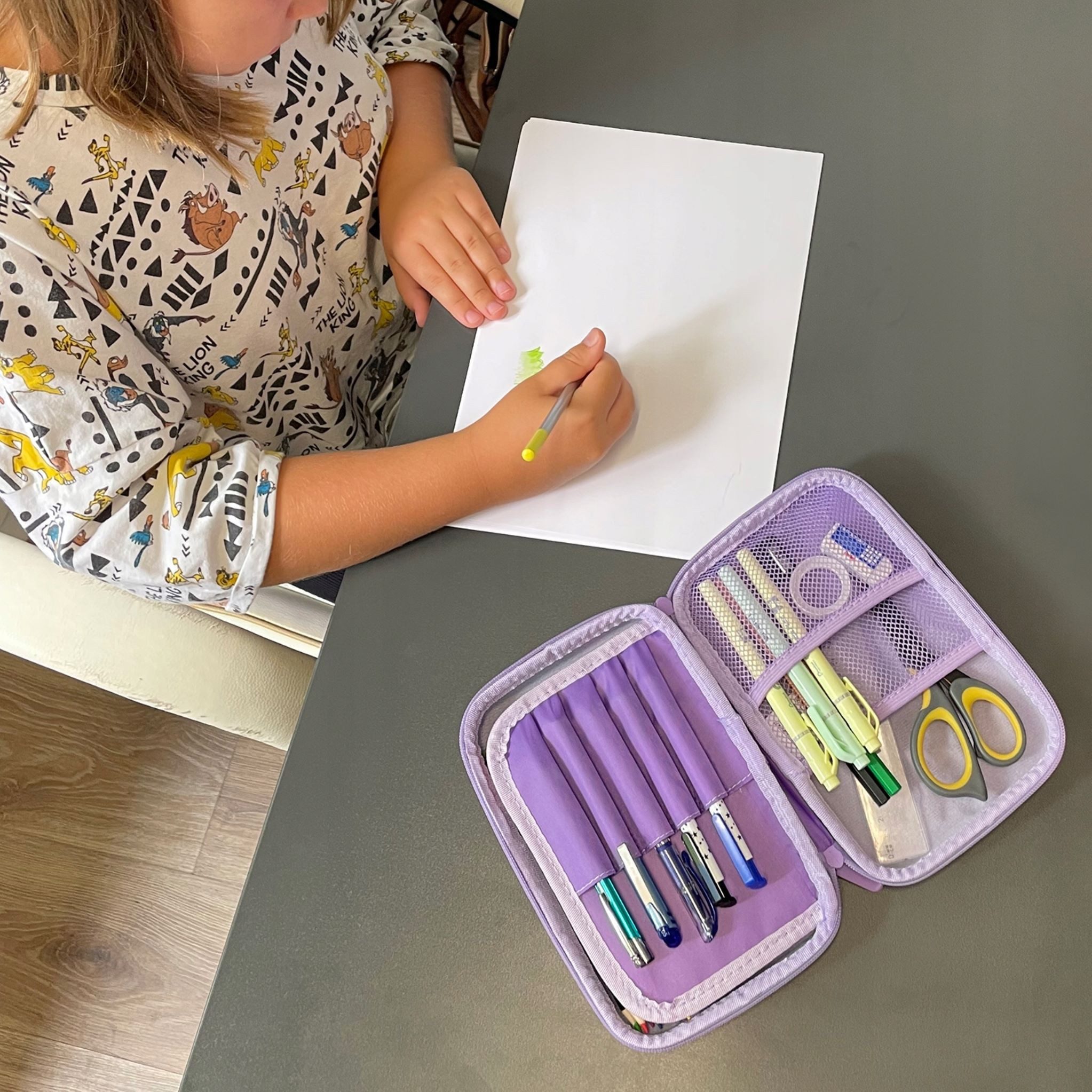 MAALEO Federtasche Schulmäppchen Einhorn 3D Rosa Organizer 3in1 - Ideal für Schule