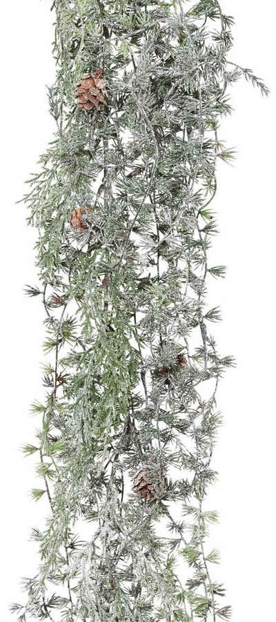 Winterliche Kunstpflanze »Weihnachtsdeko, Weihnachtsgirlande« Tanne, my home, Girlande, gefrostet, Länge 180 cm
