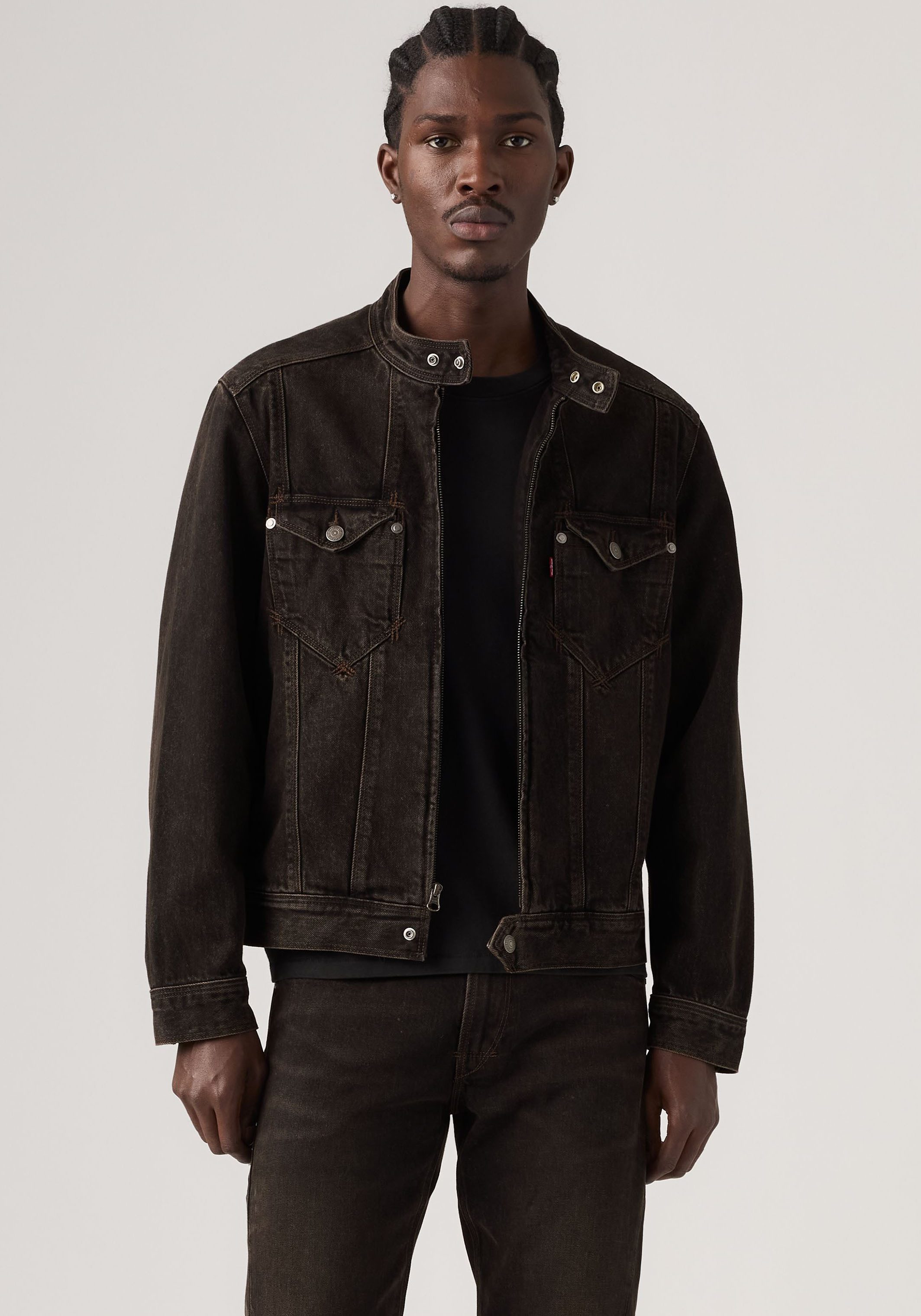 Levi's® Jeansjacke TWISTED MOTO JACKET mit Reißverschluss