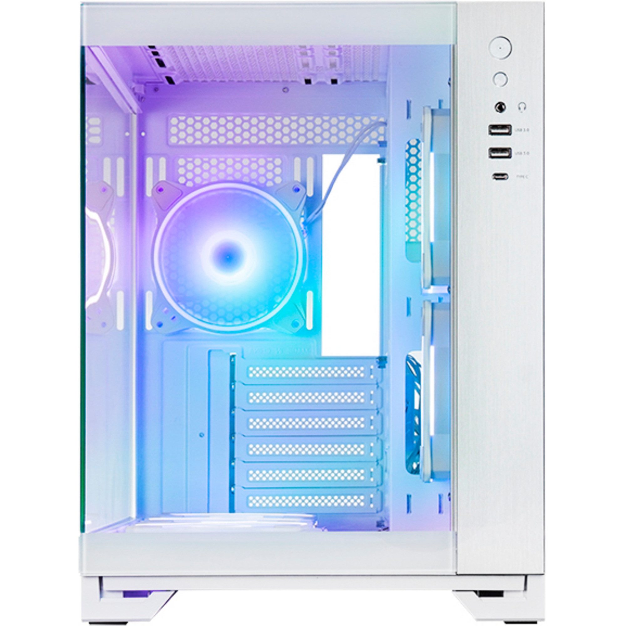 Chieftec PC-Gehäuse Chieftec Visio GM-30W-TG-OP, Tower-Gehäuse