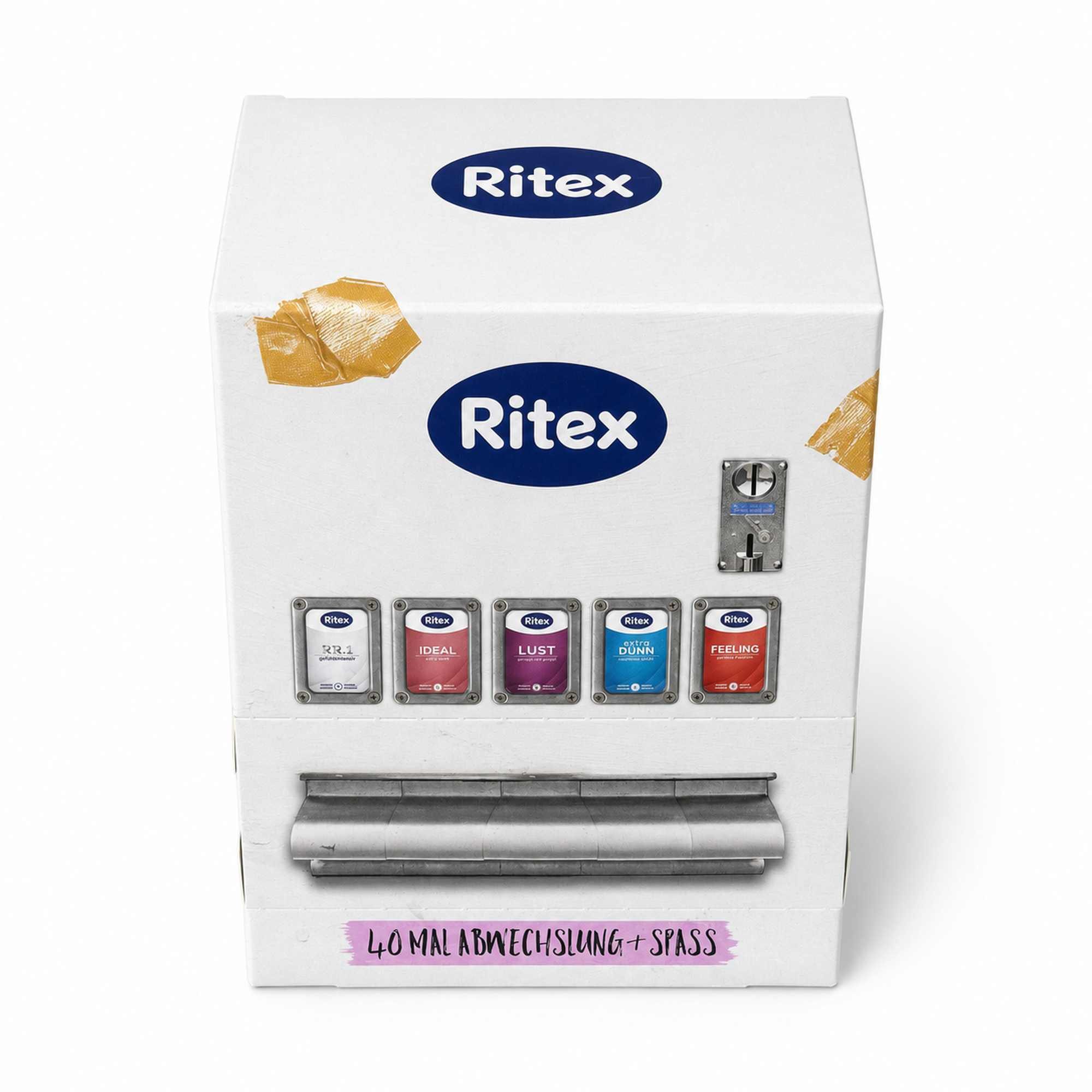 Ritex Kondome RITEX Kondomautomat 5 versch. Sorten Großpackung 40 Stück – Bild 4 von 5