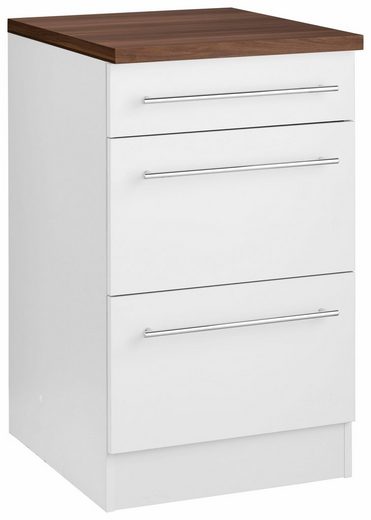 HELD MÖBEL Unterschrank »Samos« 50 cm breit, mit 2 großen Auszügen