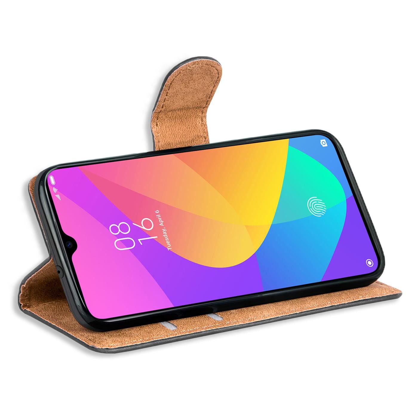 CoolGadget Handyhülle Book Case Handy Tasche für Xiaomi Mi 9 Lite 6,39 Zoll, Hülle Klapphülle Flip Cover für Xiaomi Mi 9 Lite Schutzhülle stoßfest