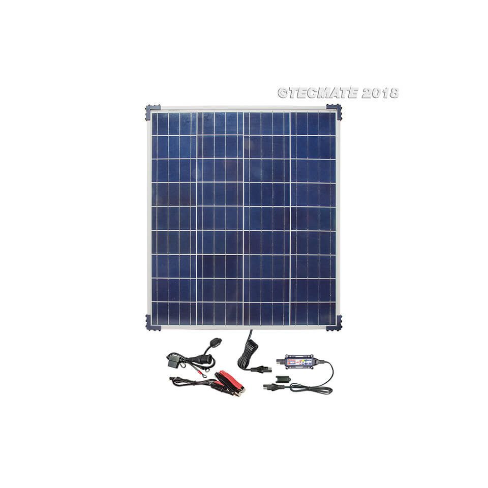 OPTIMATE Auspuff-Flexrohr Solar-Panel-Ladegerät 80 W TM523-8