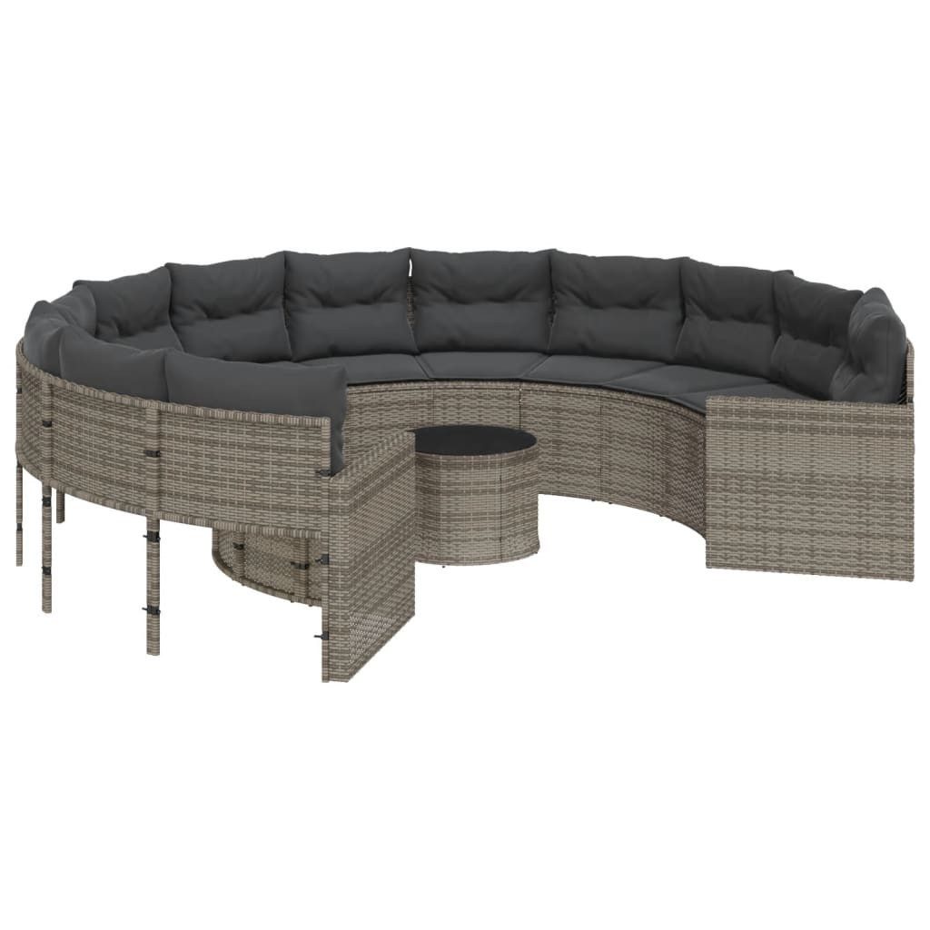 vidaXL Loungesofa Gartensofa mit Tisch und günstig online kaufen