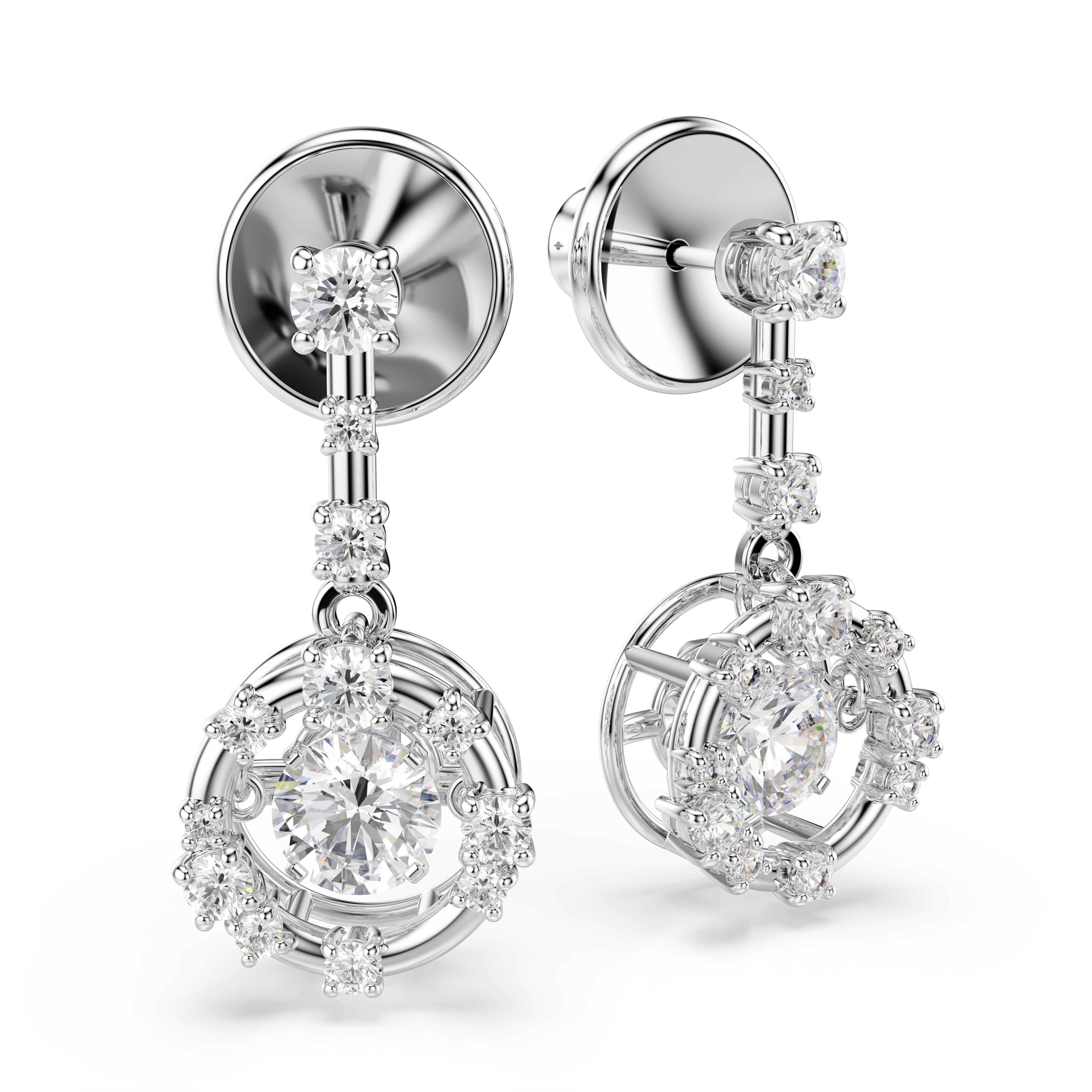Paar Ohrhänger Schmuck Geschenk Constella Ohrringe Dancing Stone