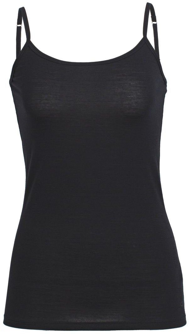 Damen Icebreaker Unterhemd Unterhemd Cami Icebreaker schwarz-black/black Siren