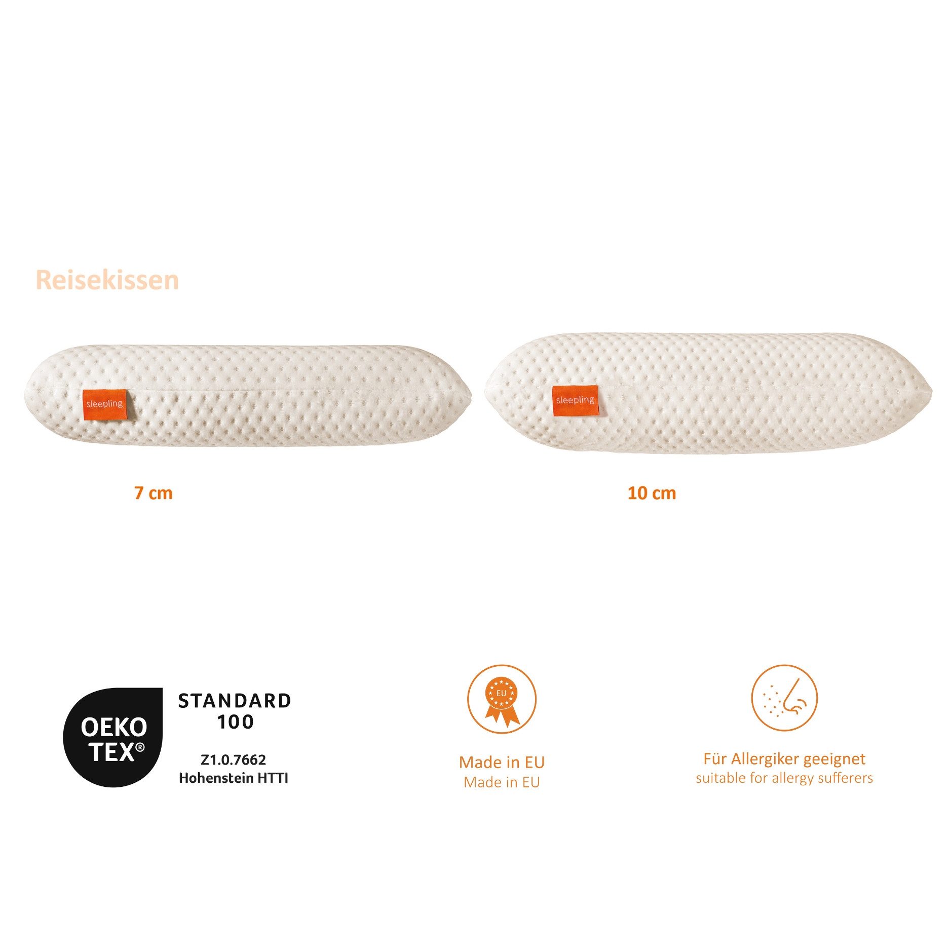 sleepling Nackenstützkissen Orthopädisches Reise- und Nackenstützkissen, Fü günstig online kaufen