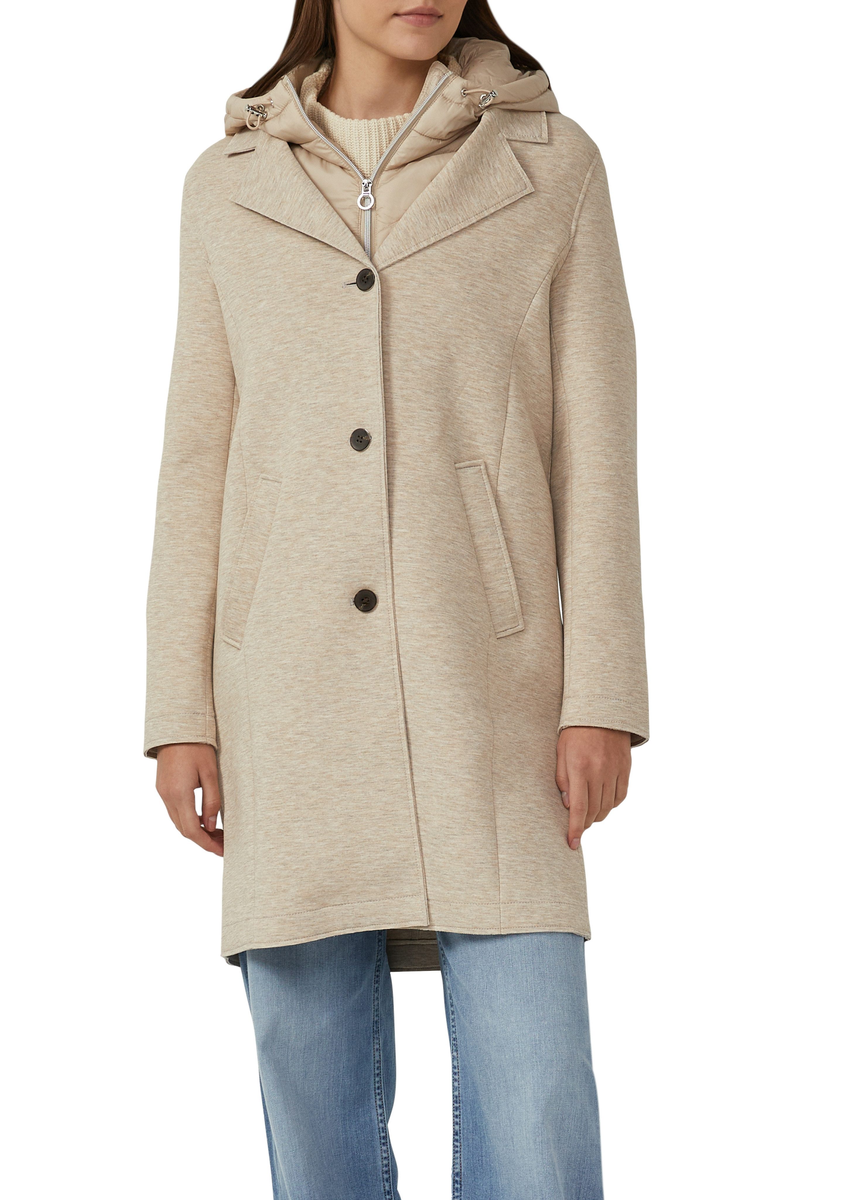 s.Oliver Kurzmantel Abnehmbarer Einsatz und Kapuze günstig online kaufen