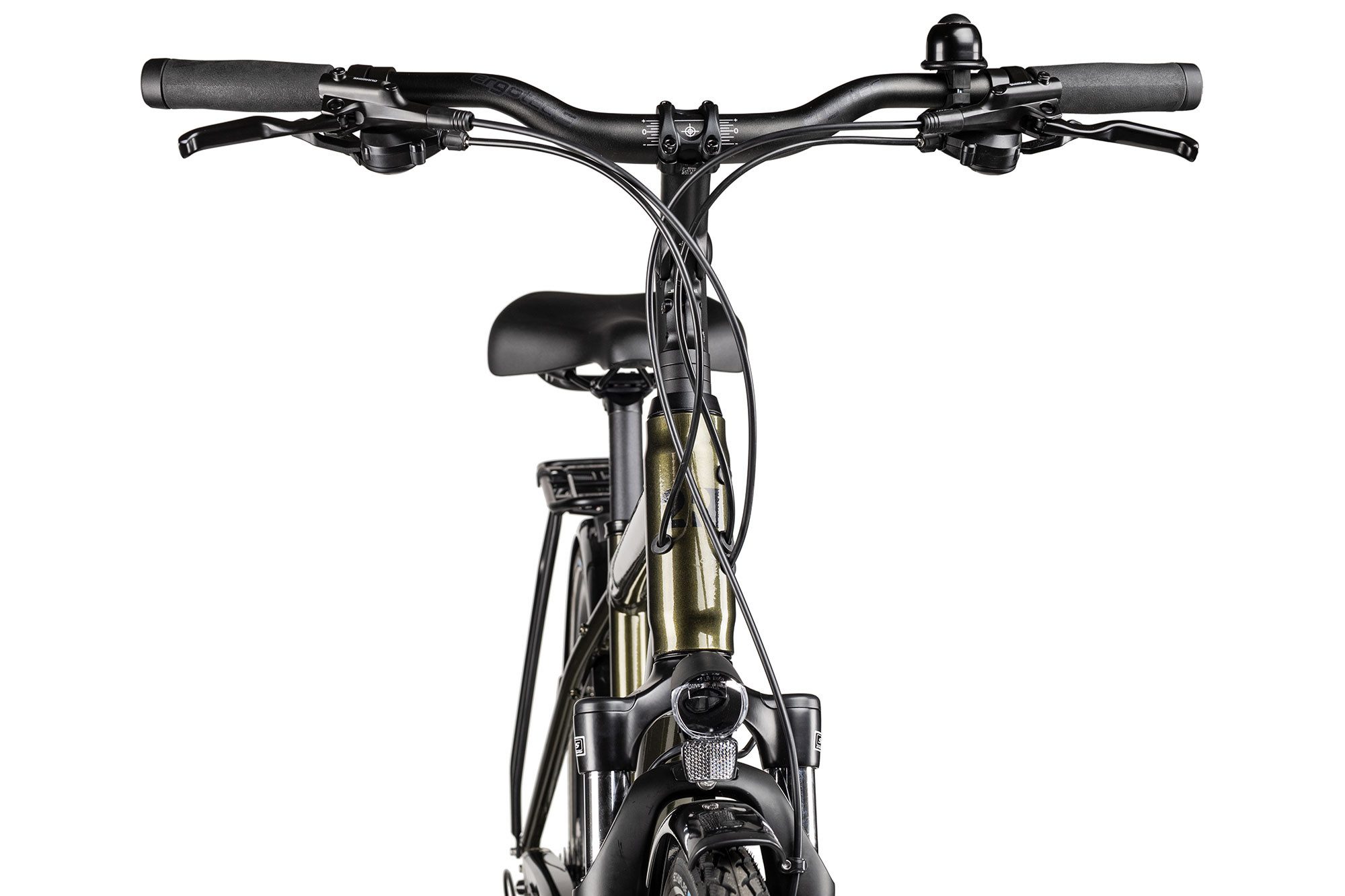 2R Manufaktur Trekkingrad TRX Plus, 24 Gang Shimano Acera RD-M3020 8-fach Schaltwerk, Kettenschaltung, hydraulische Scheibenbremse grün