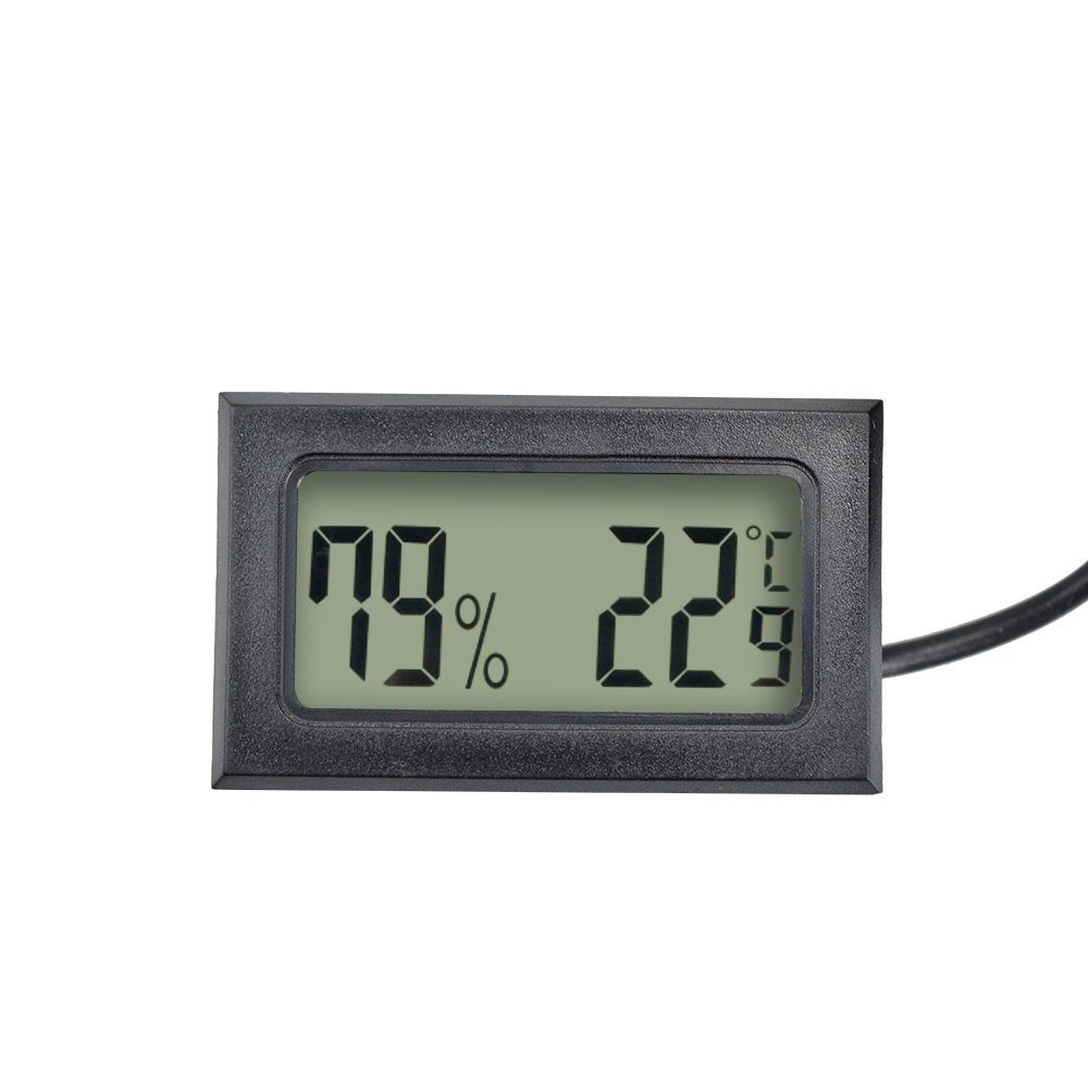 Kühlschrank für Sensor 4-tlg., Aquarium LCD Digital Raumthermometer Thermometer mit Monitor Temperatur Kühlschrank Externem, ZAXSD Gefrierschrank