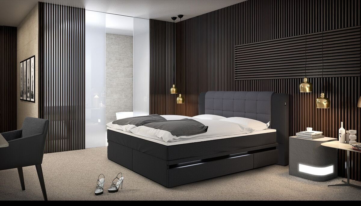 Innocent Boxspringbett BELLURA in grau